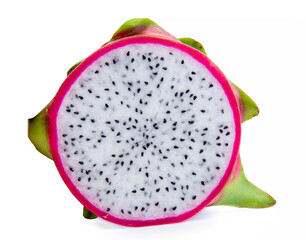 dragon fruit isolated on white background