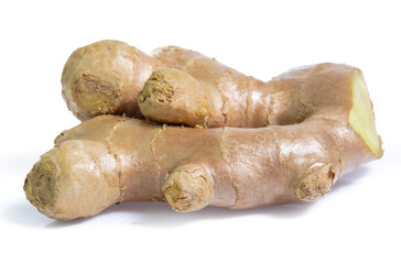 ginger root isolated on white background