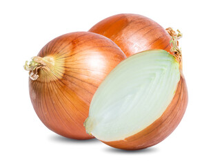 onion isolated on white background