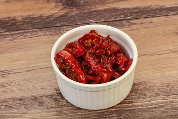 Dried tomato with olive oil
