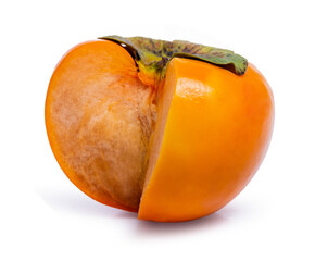 Persimmon fruit isolated on white background