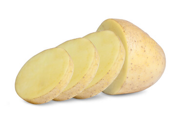 Potato vegetable isolated on white background