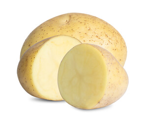 Potato vegetable isolated on white background