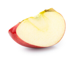clipping path red apple fruit isolated on white background