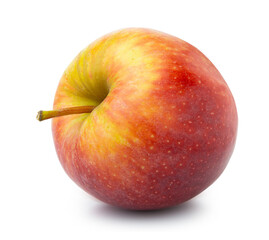 clipping path red apple fruit isolated on white background