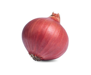 Fototapeta premium Red onion isolated on white background
