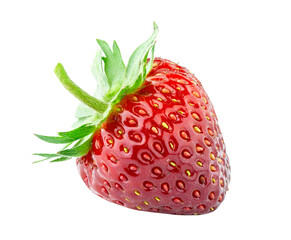 fresh strawberry isolated on white background