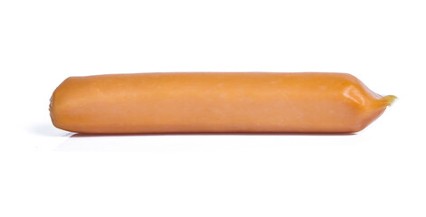 sausage raw isolated on white background