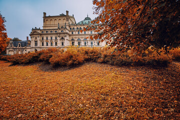Krajobraz jesienny w Krakowie, Polska