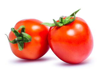 clipping path tomato isolated on white background