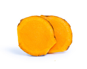 turmeric isolated on white background