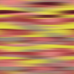 Seamless abstract blur ikat stripe pattern print. High quality illustration. Horizontal stripes of blurred colors. Abstract non print for fashion or interior surface design.