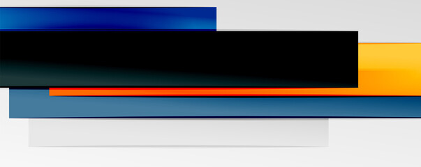 Multicolored lines background. Design template for business or technology presentations, internet posters or web brochure covers
