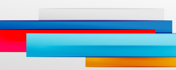 Multicolored lines background. Design template for business or technology presentations, internet posters or web brochure covers