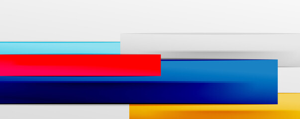 Multicolored lines background. Design template for business or technology presentations, internet posters or web brochure covers