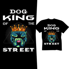 Dog King t-shirt design
