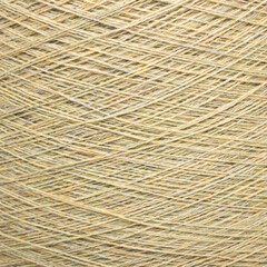 Colored yarn threads brown macro