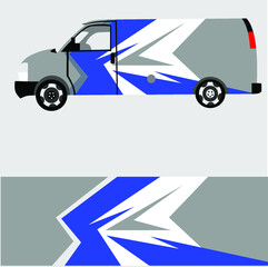 car decal wrap design illustration