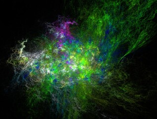 Imaginatory fractal background generated Image