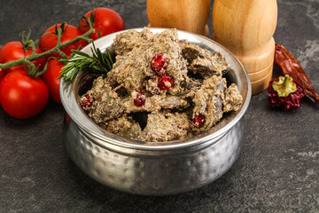 Chicken Liver with cream sauce