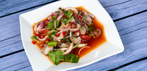 Thai Spicy Mixed Salads and Northeastern Thai Food