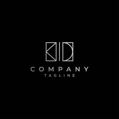 Logos with the initials KMD modern and elegant are suitable for logos of architectural companies, etc. 2