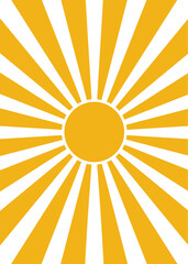 Abstract Sunrise Print. Wall art boho print bohemian home decor