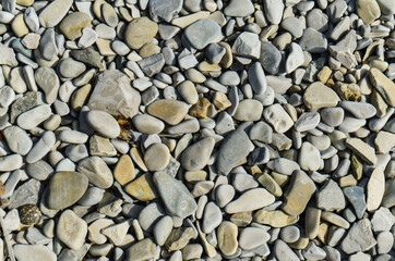 stones on the Black Sea coast. Novorossiysk