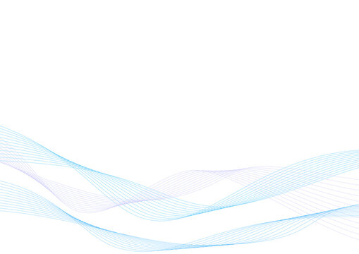 背景素材 青色系の滑らかなウェーブ イメージデザイン ベクター Background material. Blue smooth wave. image design. vector.