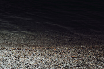 spring coast of the black sea. Novorossiysk bay