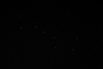 The Big Dipper star constellation photograph of the night sky.