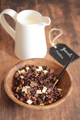 granola au chocolat