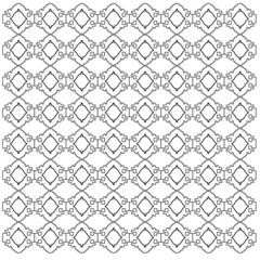 ETHNO DESIGN BLOCKS, AZTECS BLACK SILVER WHITE