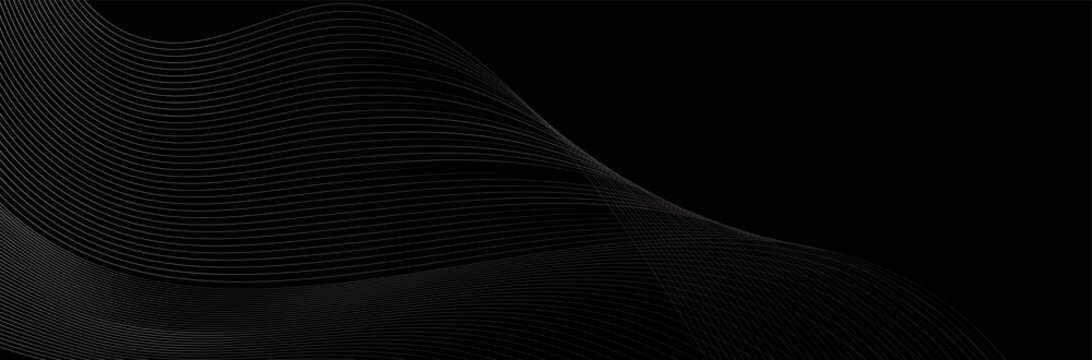 black and white wave background