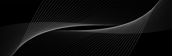 Modern black background with lines
