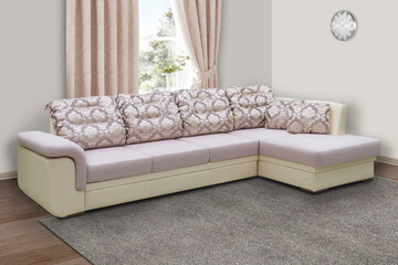 Soft furniture in the interior