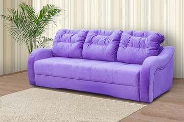 Soft furniture in the interior