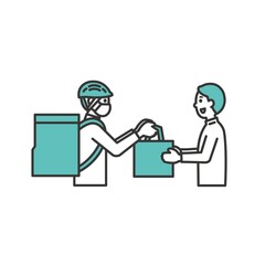 デリバリーのイラスト