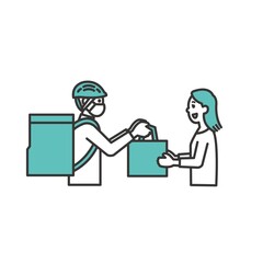 デリバリーのイラスト
