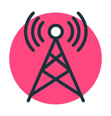 Wifi Tower Vector Icon