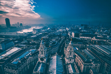 Obraz premium Rooftop view of London