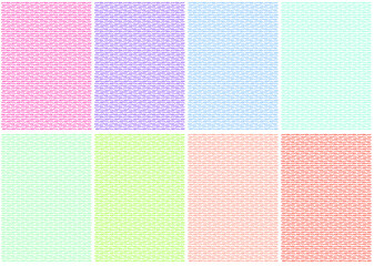 Fototapeta premium set of patterns