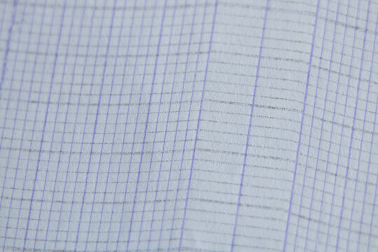 cardiogram on paper as background macro photo