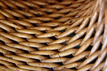 fragment of a wicker basket