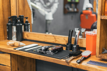 Hairdressing and barbershop, artistic and youthful cutting styles.