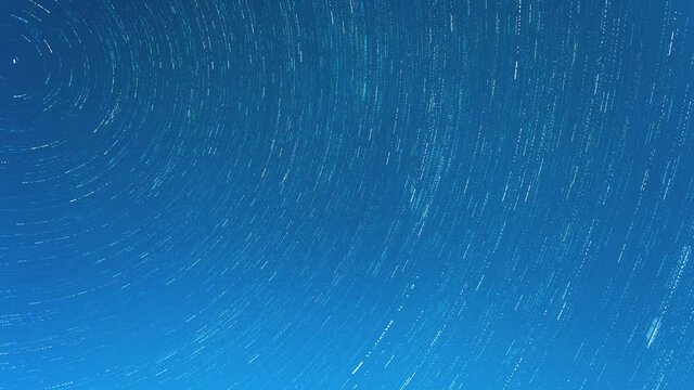 Layering images on top of each other. Starry sky. Northern Hemisphere. Timelapse. 