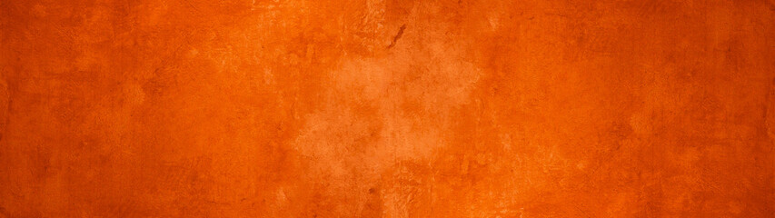 Abstract orange fire red watercolor painted spotted scratched paper texture background banner