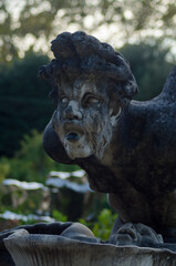 Fototapeta na wymiar statue in the Boboli garden.Florence