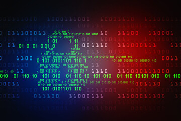 2d illustration Safety concept: Closed Padlock on digital background
