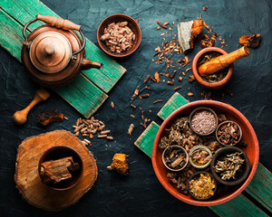 Medicinal healing herbs